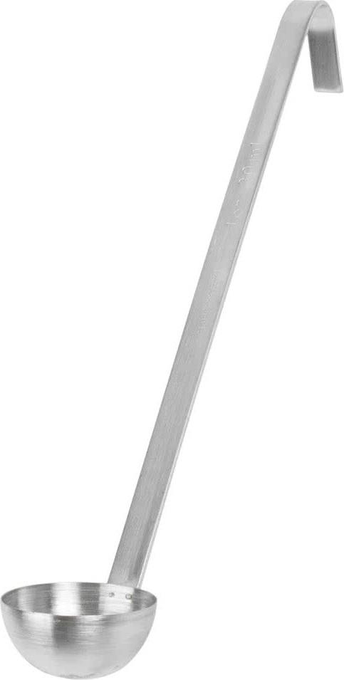 Omcan - 14" (4 oz - 120 ml) Two Piece Stainless Steel Ladle, Pack of 30 - 80409