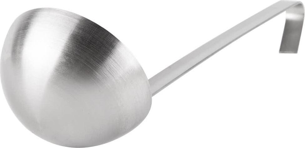 Omcan - 14" (6 oz - 180 ml) Two Piece Stainless Steel Ladle, Pack of 30 - 80410