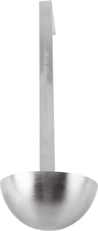 Omcan - 14" (8 oz - 240 ml) Two Piece Stainless Steel Ladle, Pack of 30 - 80411