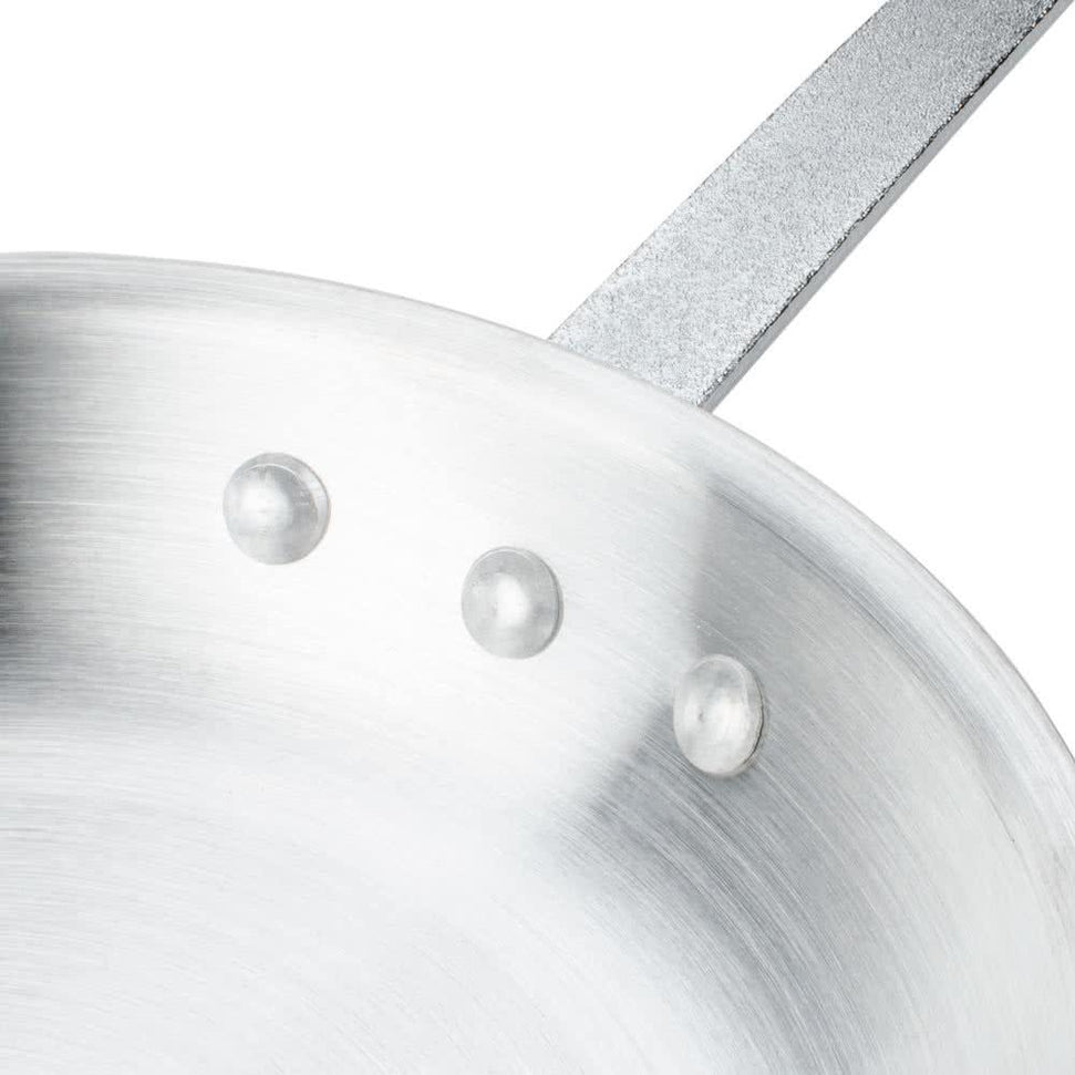 Omcan - 14" Commercial Grade Aluminum Fry Pan, Pack of 2 - 43333