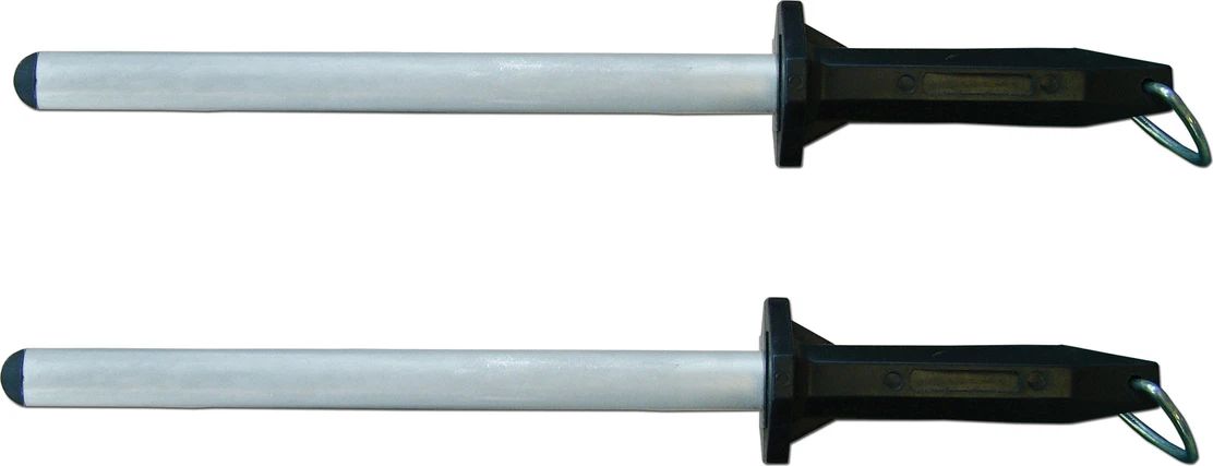 Omcan - 14" Diamond Steel Sharpening Rod, Pack of 2 - 13775