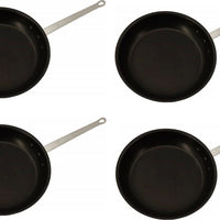 Omcan - 14" Eclipse Finish Commercial Grade Aluminum Fry Pan, Pack of 4 - 43338