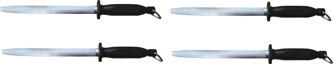 Omcan - 14" Oval Sharpening Steel, Pack of 4 - 13885