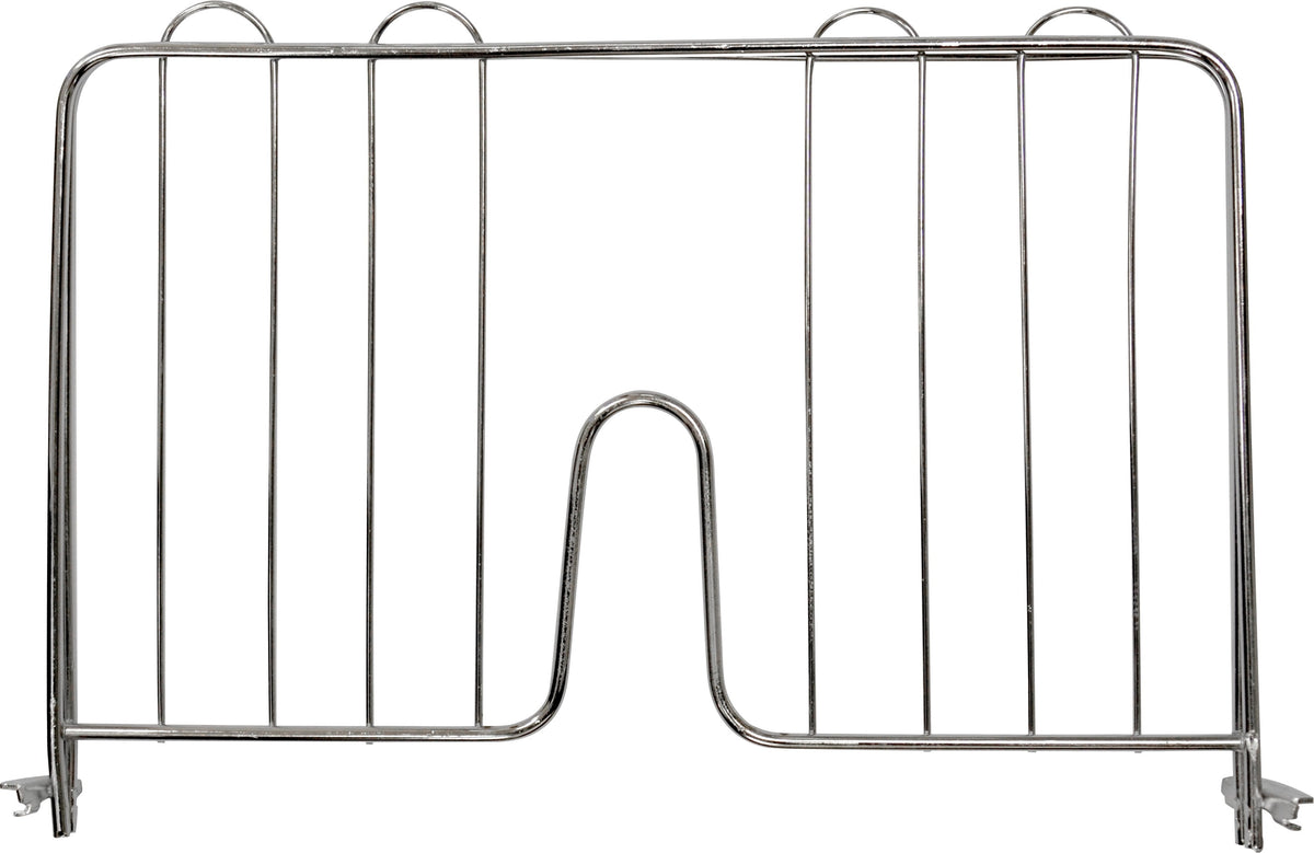 Omcan - 14” Pressure-Fit Shelf Divider For Chrome Shelving, Pack of 10 - 24255