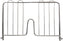 Omcan - 14” Pressure-Fit Shelf Divider For Chrome Shelving, Pack of 10 - 24255