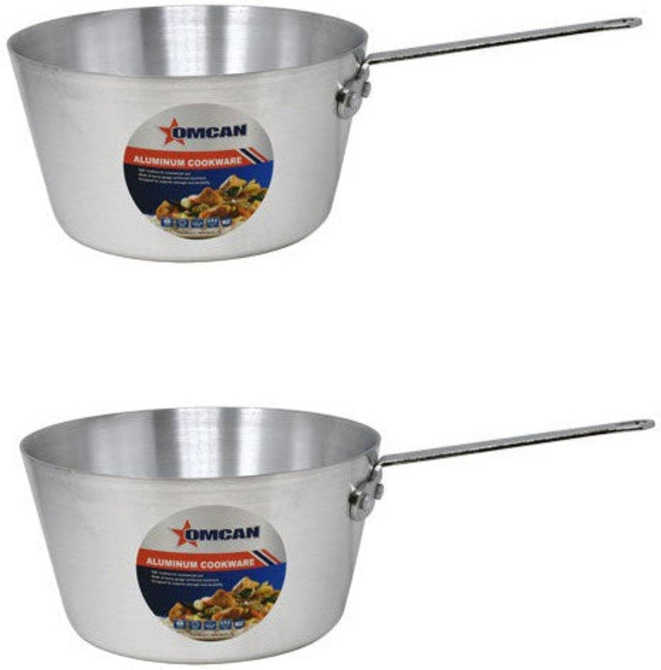 Omcan - 14 QT Aluminum Sauce Pot, Pack of 2 - 43391
