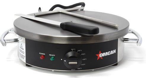 Omcan - 14″ Round Crepe Maker With 15 Amps Plug - 46794