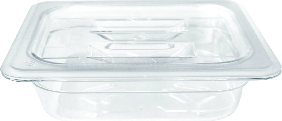 Omcan - 1/4 Size 2.5" Deep Clear Food Pan, Pack of 20 - 80044