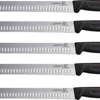 Omcan - 14” Slicer Knife with Straight G-Edge Blade, Pack of 5 - 12727