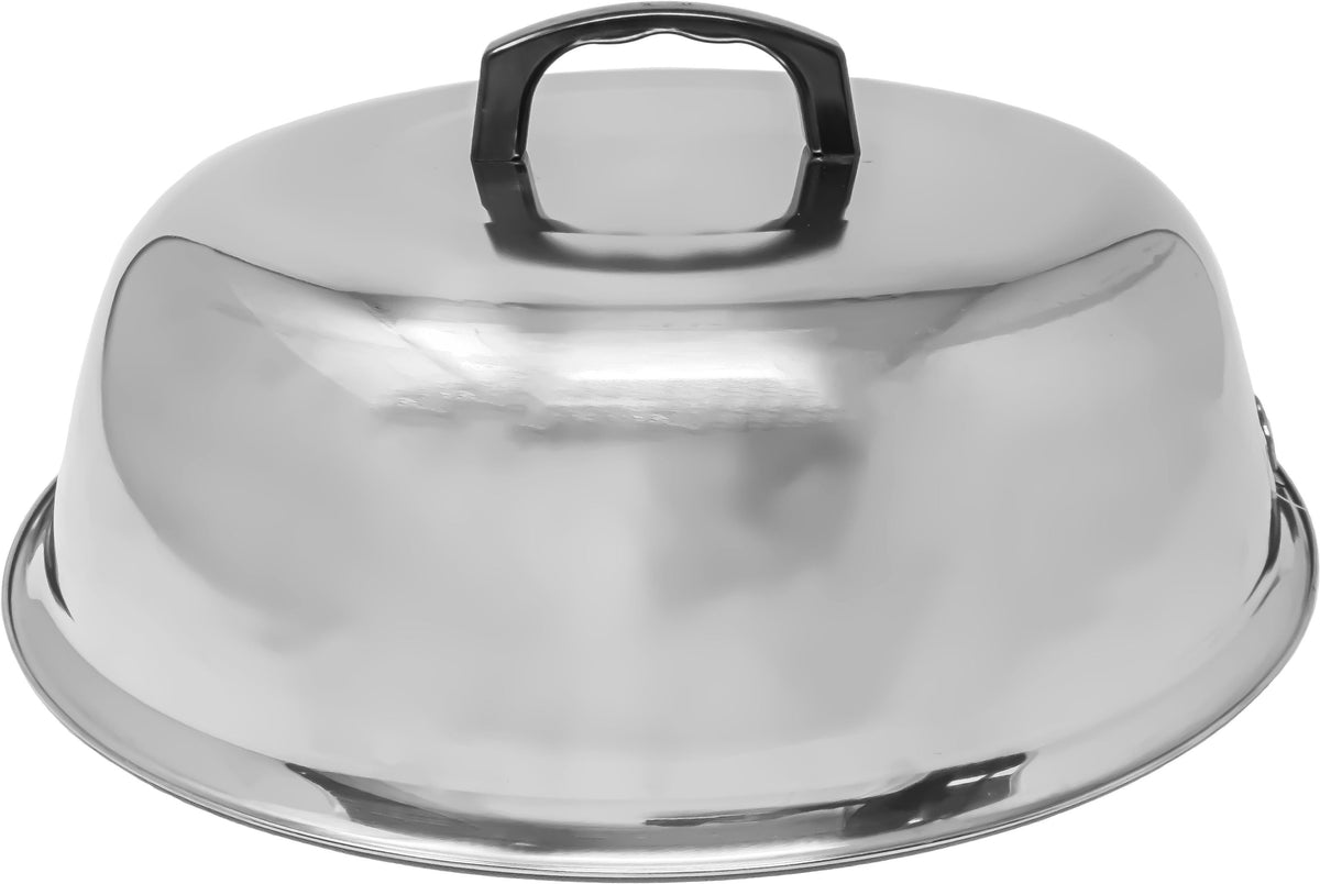 Omcan - 14″ Stainless Steel Wok Cover, Pack of 10 - 47545