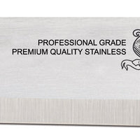 Omcan - 14” Straight Slicer Knife with Black Polypropylene Handle, Pack of 10 - 12573