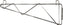 Omcan - 14” Wall Bracket For Chrome Shelving, Pack of 10 - 24249