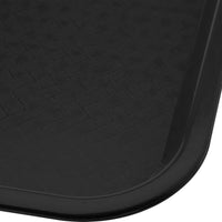 Omcan - 14" x 18" Black Food Tray (356 mm x 457 mm), Pack of 20 - 80103