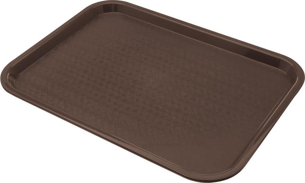 Omcan - 14" x 18" Brown Food Tray (356 mm x 457 mm), Pack of 20 - 80100