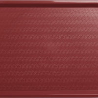 Omcan - 14" x 18" Burgundy Food Tray (356 mm x 457 mm), Pack of 20 - 80106