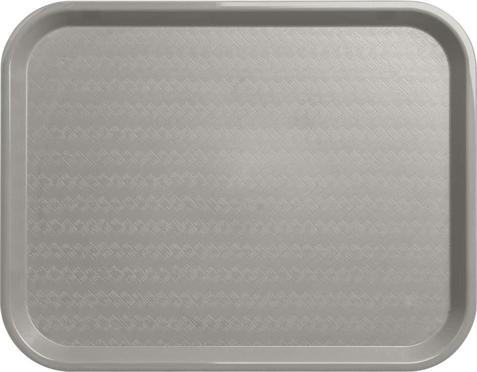Omcan - 14" x 18" Grey Food Tray (356 mm x 457 mm), Pack of 20 - 80101
