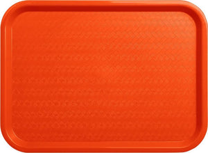 Omcan - 14" x 18" Orange Food Tray (356 mm x 457 mm), 20/cs - 80104