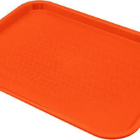 Omcan - 14" x 18" Orange Food Tray (356 mm x 457 mm), Pack of 20 - 80104