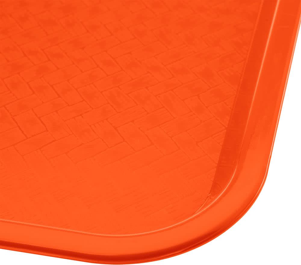 Omcan - 14" x 18" Orange Food Tray (356 mm x 457 mm), Pack of 20 - 80104