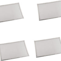 Omcan - 14" x 20" Heavy Duty Crimped Rectangular Pizza Screen, Pack of 3 - 20027