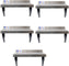 Omcan - 14″ x 24″ Stainless Steel Wall Shelf, Pack of 5 - 46508