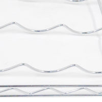 Omcan - 14″ x 36″ 9 Bottles Chrome Wire Wine Shelf, Pack of 4 - 48222