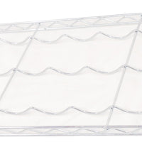 Omcan - 14″ x 36″ 9 Bottles Chrome Wire Wine Shelf, Pack of 6 - 48222