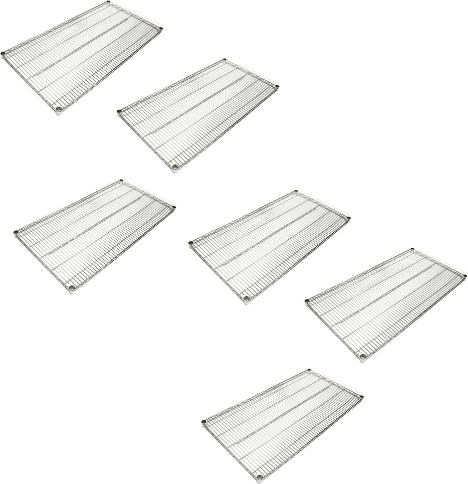 Omcan - 14” x 36” Chrome Shelf, Pack of 6 - 20100