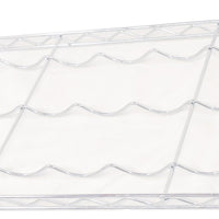 Omcan - 14″ x 48″ 13 Bottles Chrome Wire Wine Shelf, Pack of 3 - 48394
