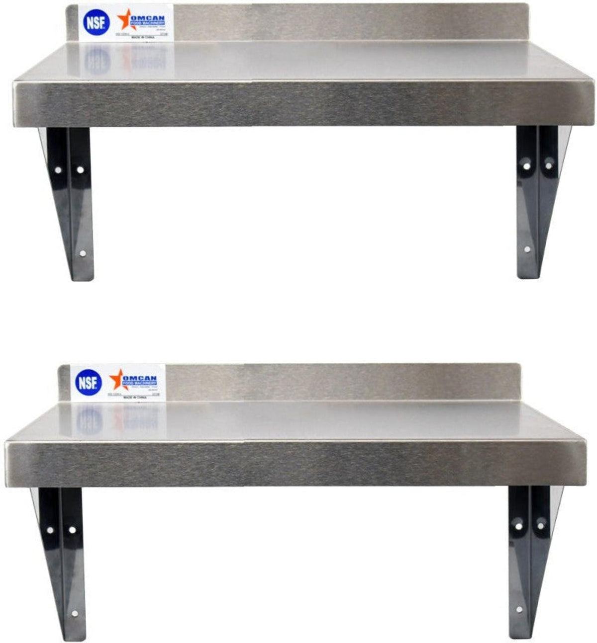 Omcan - 14″ x 60″ Stainless Steel Wall Shelf - 46511