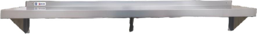 Omcan - 14″ x 72″ Stainless Steel Wall Shelf - 48575