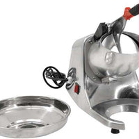 Omcan - 143 lb Capacity Manual Stainless Steel Tabletop Ice Shaver - 47468