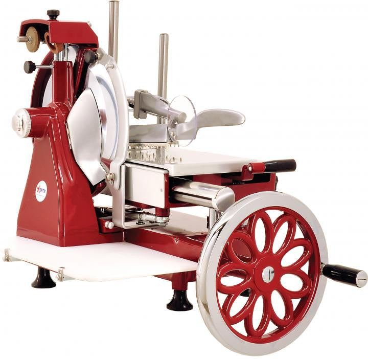 Omcan - 14.5″ Blade Volano Manual Slicer Flower Flywheel - MS-IT-0370-MF