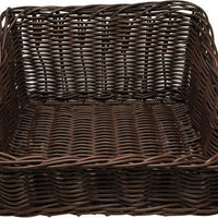 Omcan - 14.5″ x 16.5″ x 10″ Rectangular Wicker Basket, Pack of 2 - 43111