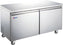 Omcan - 15 Cu.Ft Stainless Steel Under Counter Freezer With Double Door - 50092