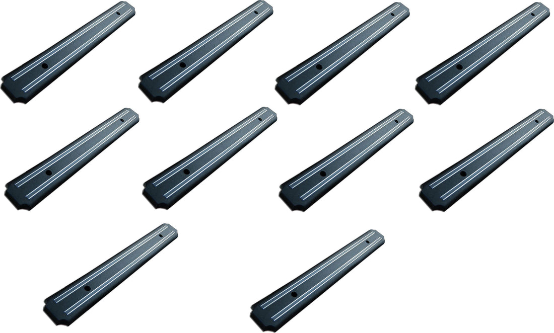 Omcan - 15" Plastic Magnetic Knife Bar, Pack of 10 - 12943