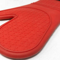 Omcan - 15″ Red Silicone Oven Mitt, Pack of 15 - 81045
