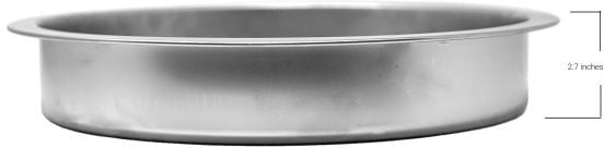 Omcan - 15" Round Chafer Food Pan for 80527, Pack of 10 - 81014