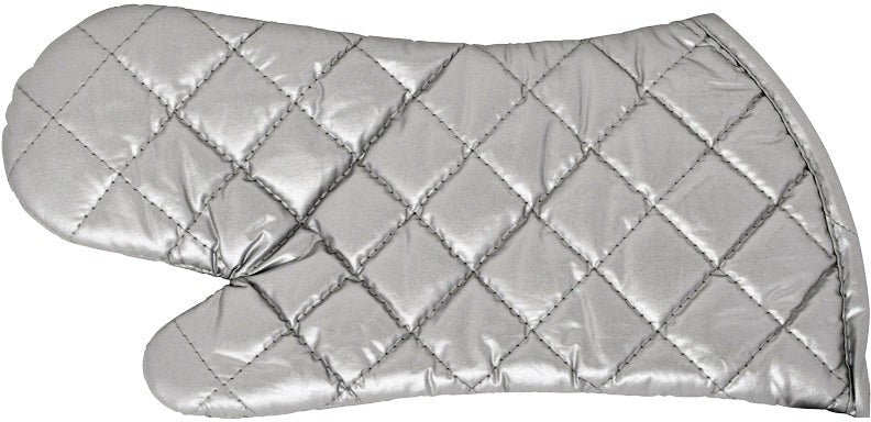 Omcan - 15" Silver Coated Heat Resistant Oven Mitt, Pack of 40 - 46342