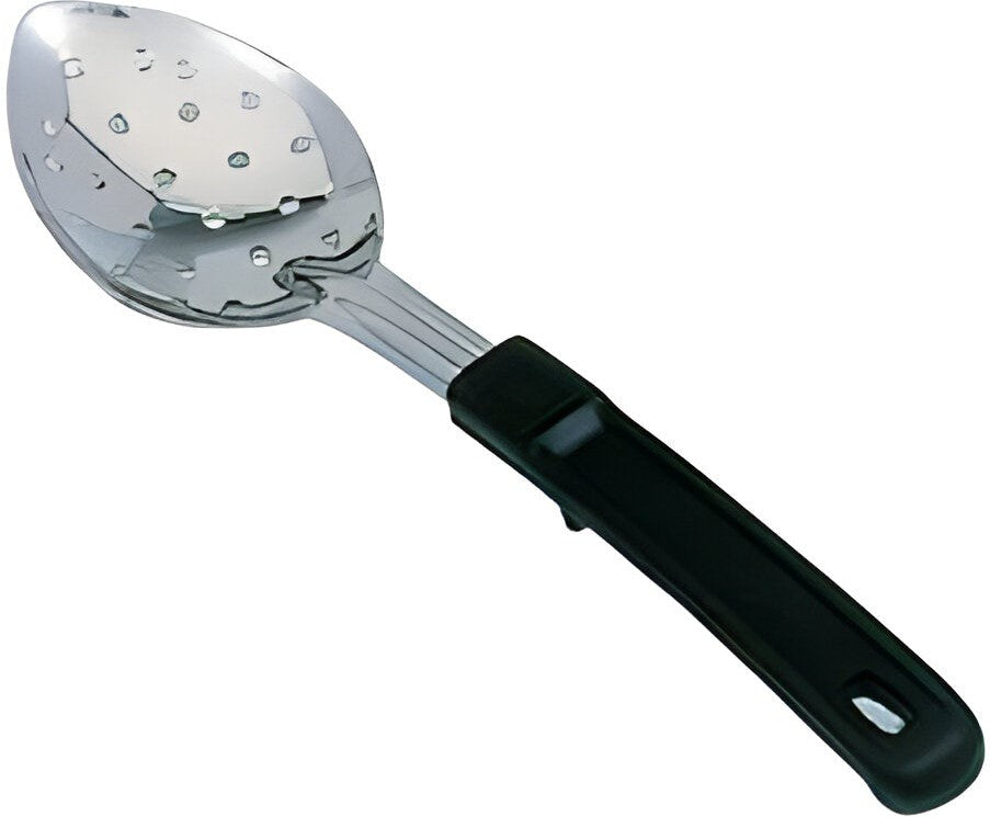 Omcan - 15" Stainless Steel Perforated Basting Spoon with Stop-Hook Handle, Pack of 50 - 80732