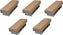 Omcan - #15 Wooden Block Brush, Pack of 5 - 10451
