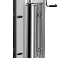 Omcan - 15 lb Stainless Steel Vertical Gear Drive Manual Sausage Stuffer - 47539