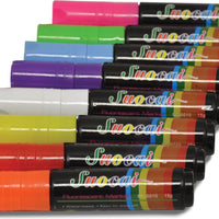 Omcan - 15 mm Fluorescent Markers For LED Flash Boards, Pack of 24 Colors - 39866
