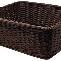 Omcan - 15" x 18" x 6.5" Rectangular Wicker Basket, Pack of 3 - 43110