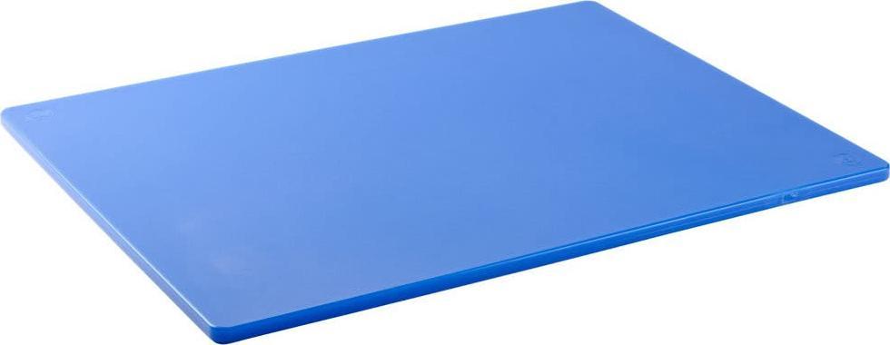 Omcan - 15" x 20" Blue Rigid Cutting Board, Pack of 5 - 41203