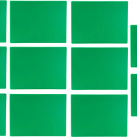 Omcan - 15" x 20" Green Rigid Cutting Board, Pack of 10 - 41204