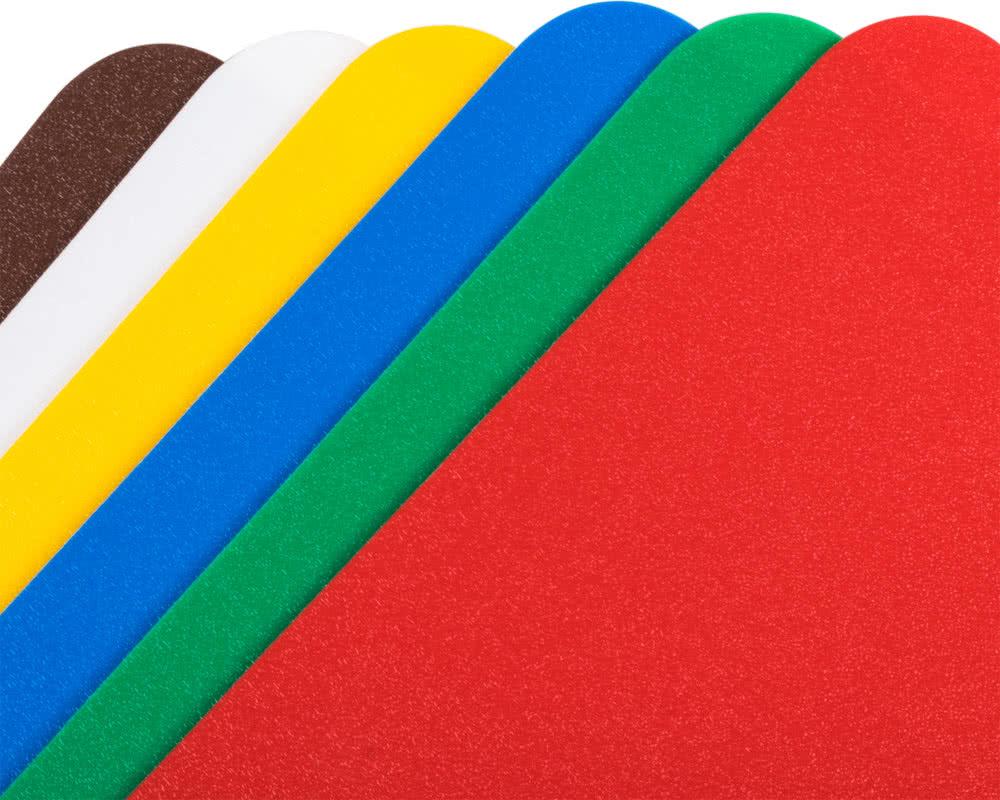 Omcan - 15" x 20", Pack of 6 Colour-Coded Flexible Cutting Boards, Pack of 5 - 41194
