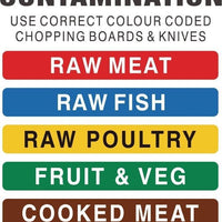 Omcan - 15" x 20", Pack of 6 Colour-Coded Flexible Cutting Boards, Pack of 5 - 41194