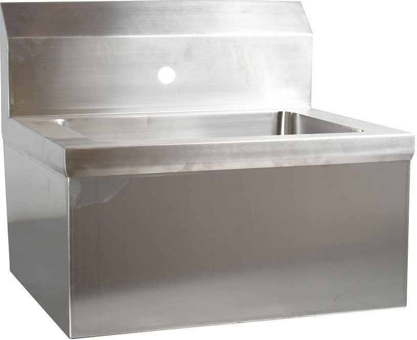 Omcan - 15.25"x 17" x 13" Fabricated Stainless Steel Hand Sink For Knee Valve - 46583