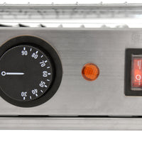 Omcan - 16” Countertop Display Warmer with Front & Rear Doors & 3 Shelves - DW-CN-0115-L